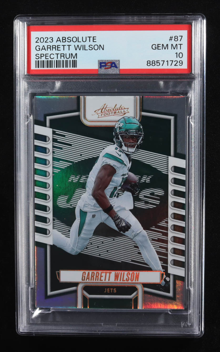 Garrett Wilson 2023 Absolute Spectrum #87 (PSA 10) at PristineAuction.com Garrett Wilson 2023 Absolute Spectrum #87 (PSA 10) at PristineAuction.com