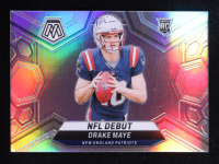 Drake Maye 2024 Panini Mosaic Silver #273 DEB RC at PristineAuction.com