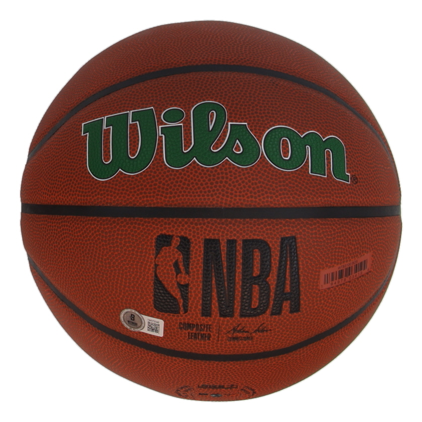 Kristaps Porzingis Signed Celtics Logo Basketball (Beckett) at PristineAuction.com Kristaps Porzingis Signed Celtics Logo Basketball (Beckett) at PristineAuction.com