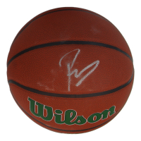 Kristaps Porzingis Signed Celtics Logo Basketball (Beckett) at PristineAuction.com
