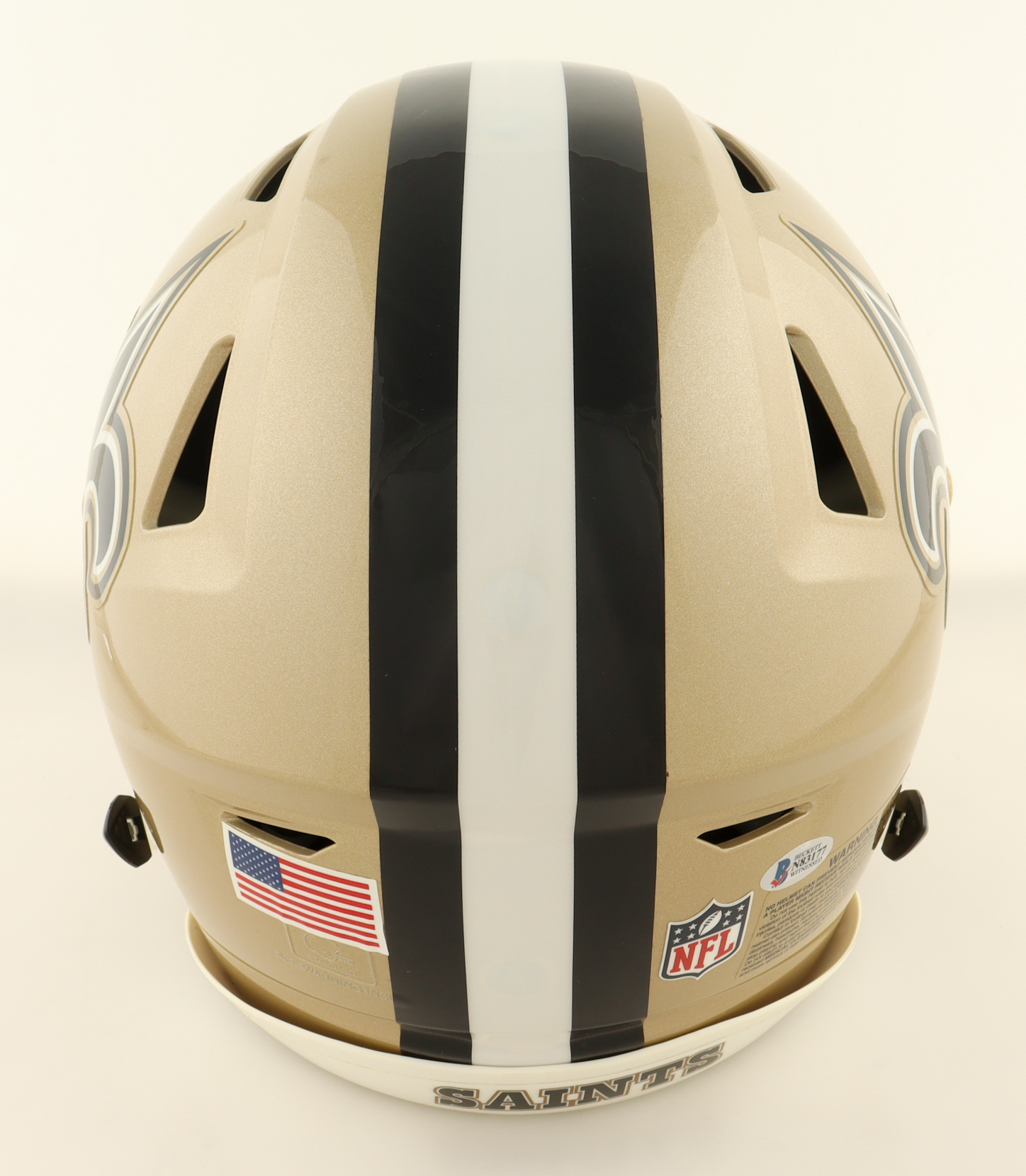 Drew Brees Signed Saints Full-Size Authentic On-Field Speed-Flex Helmet (Beckett) at PristineAuction.com Drew Brees Signed Saints Full-Size Authentic On-Field Speed-Flex Helmet (Beckett) at PristineAuction.com