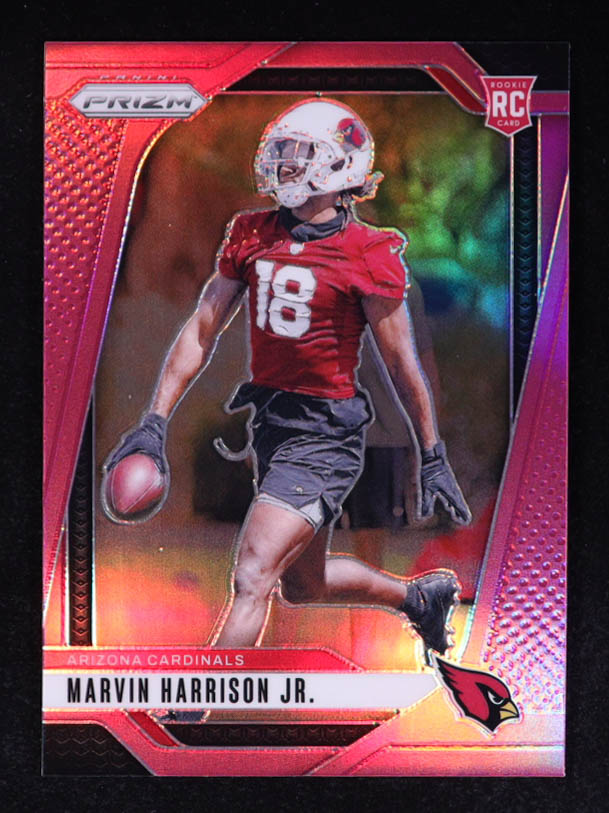 Marvin Harrison Jr. 2024 Panini Prizm Prizms Pink #375 RC at PristineAuction.com Marvin Harrison Jr. 2024 Panini Prizm Prizms Pink #375 RC at PristineAuction.com