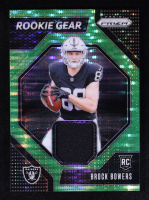 Brock Bowers 2024 Panini Prizm Rookie Gear Neon Green Pulsar #3 RC at PristineAuction.com