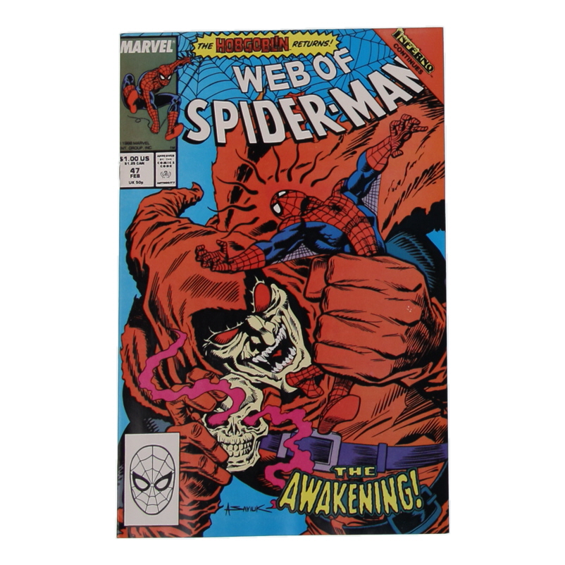 1989 "Web of Spider-Man" Issue #47 Marvel Comic Book at PristineAuction.com 1989 "Web of Spider-Man" Issue #47 Marvel Comic Book at PristineAuction.com