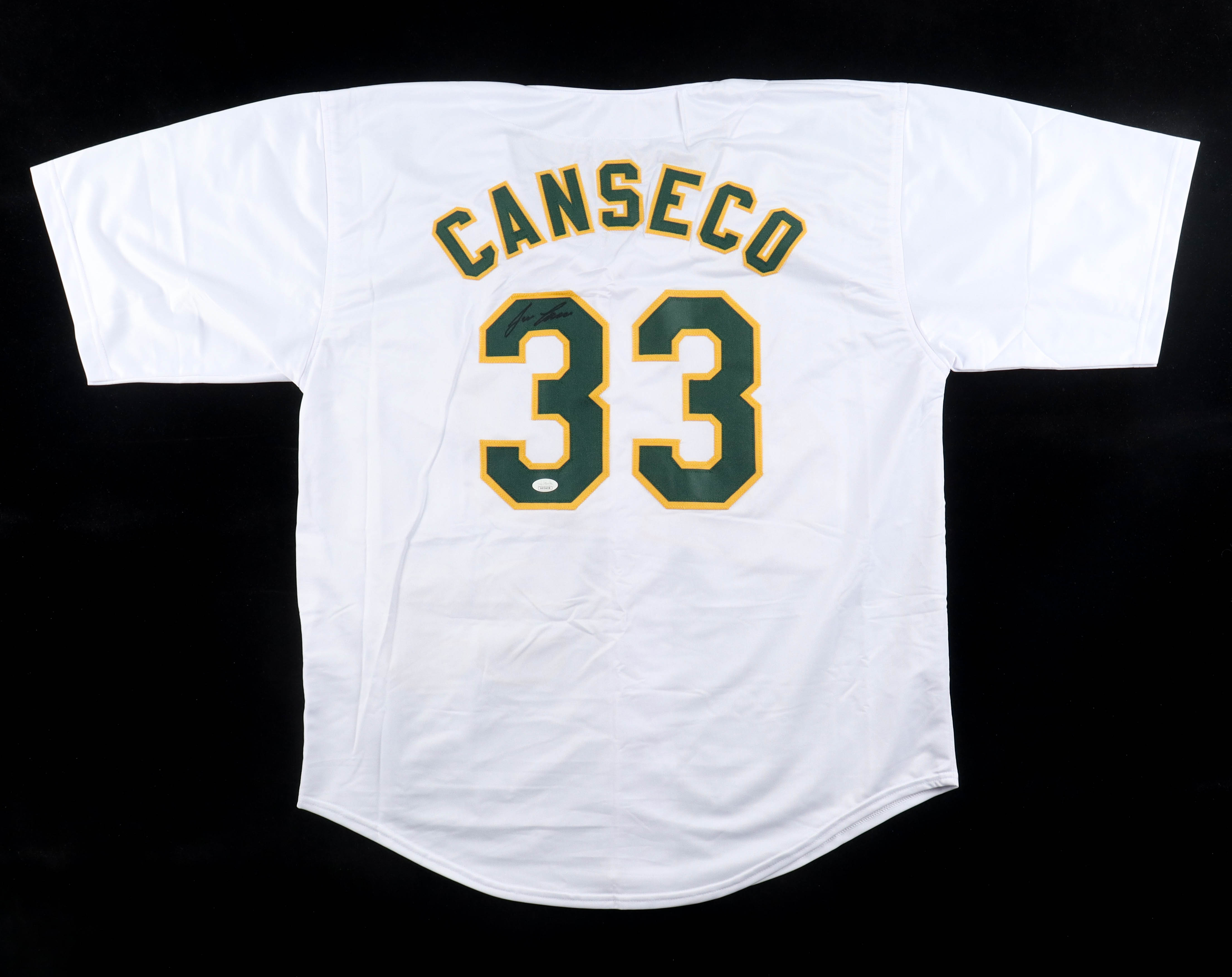 Jose Canseco Signed Jersey (JSA) at PristineAuction.com Jose Canseco Signed Jersey (JSA) at PristineAuction.com