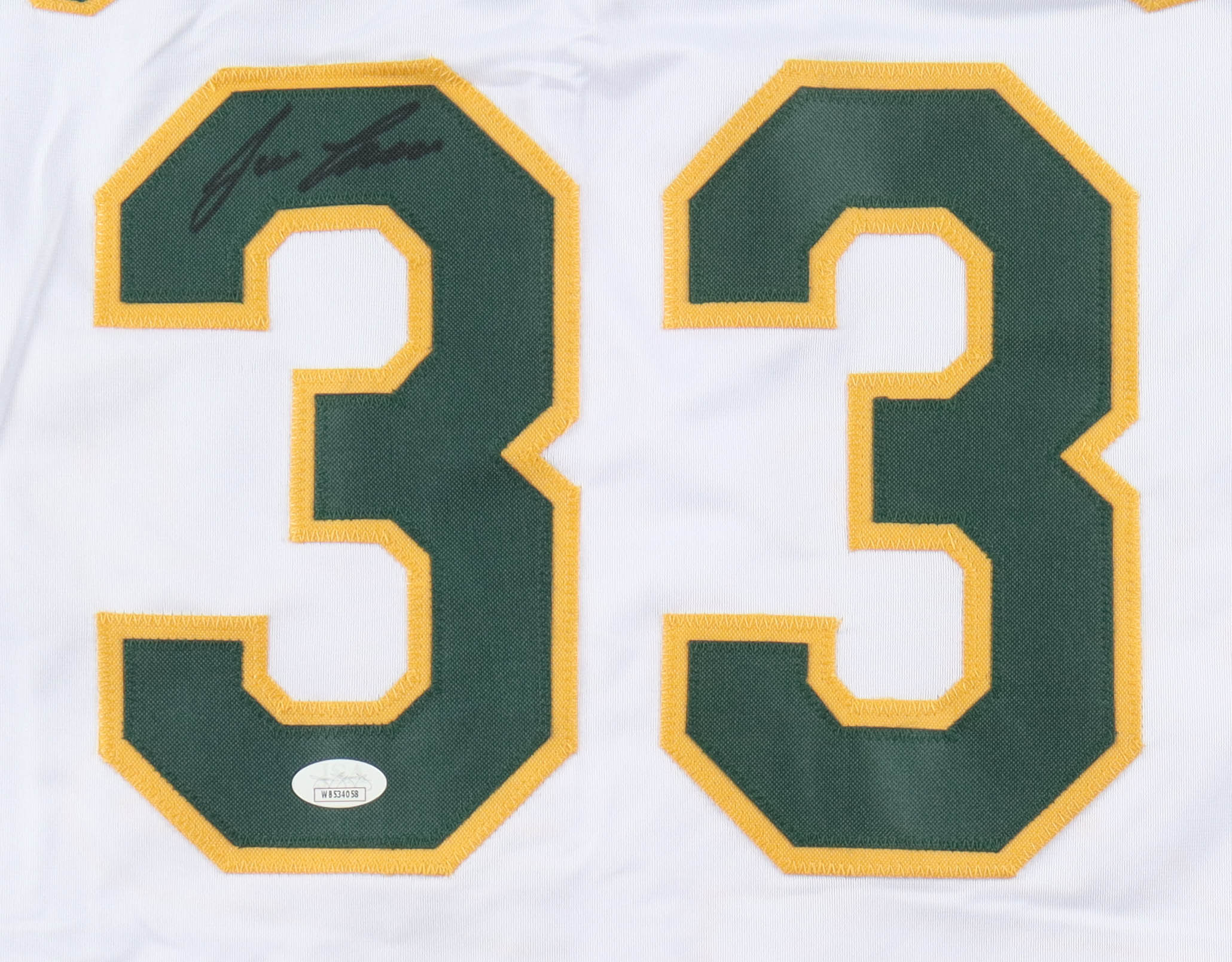 Jose Canseco Signed Jersey (JSA) at PristineAuction.com Jose Canseco Signed Jersey (JSA) at PristineAuction.com