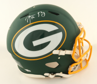 Aaron Rodgers Signed Packers Authentic On-Field AMP Alternate Full-Size Speed Helmet (Fanatics) at PristineAuction.com