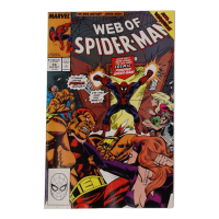 1989 "Web of Spider-Man" Issue #59 Marvel Comic Book at PristineAuction.com