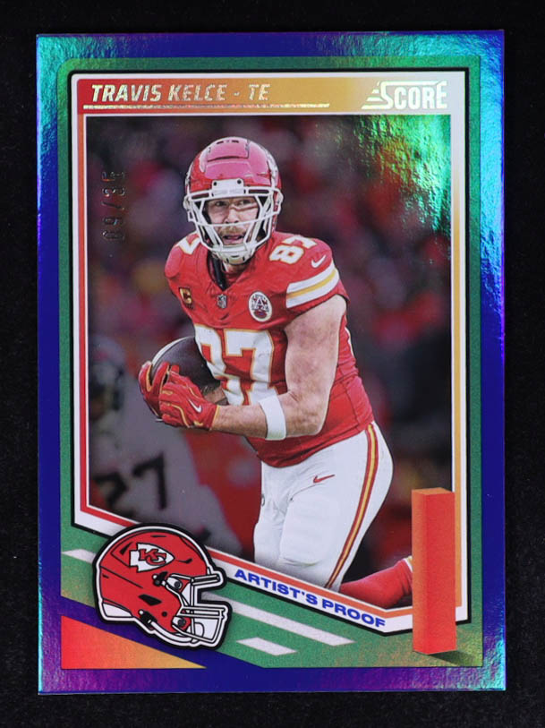 Travis Kelce 2025 Score Artist's Proof #232 #09/35 at PristineAuction.com Travis Kelce 2025 Score Artist's Proof #232 #09/35 at PristineAuction.com