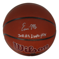 Evan Mobley Signed Cavaliers Logo Basketball Inscribed "2021 #3 Pick" (Fanatics) at PristineAuction.com