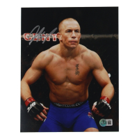Georges St-Pierre Signed UFC 8x10 Photo (Beckett) at PristineAuction.com