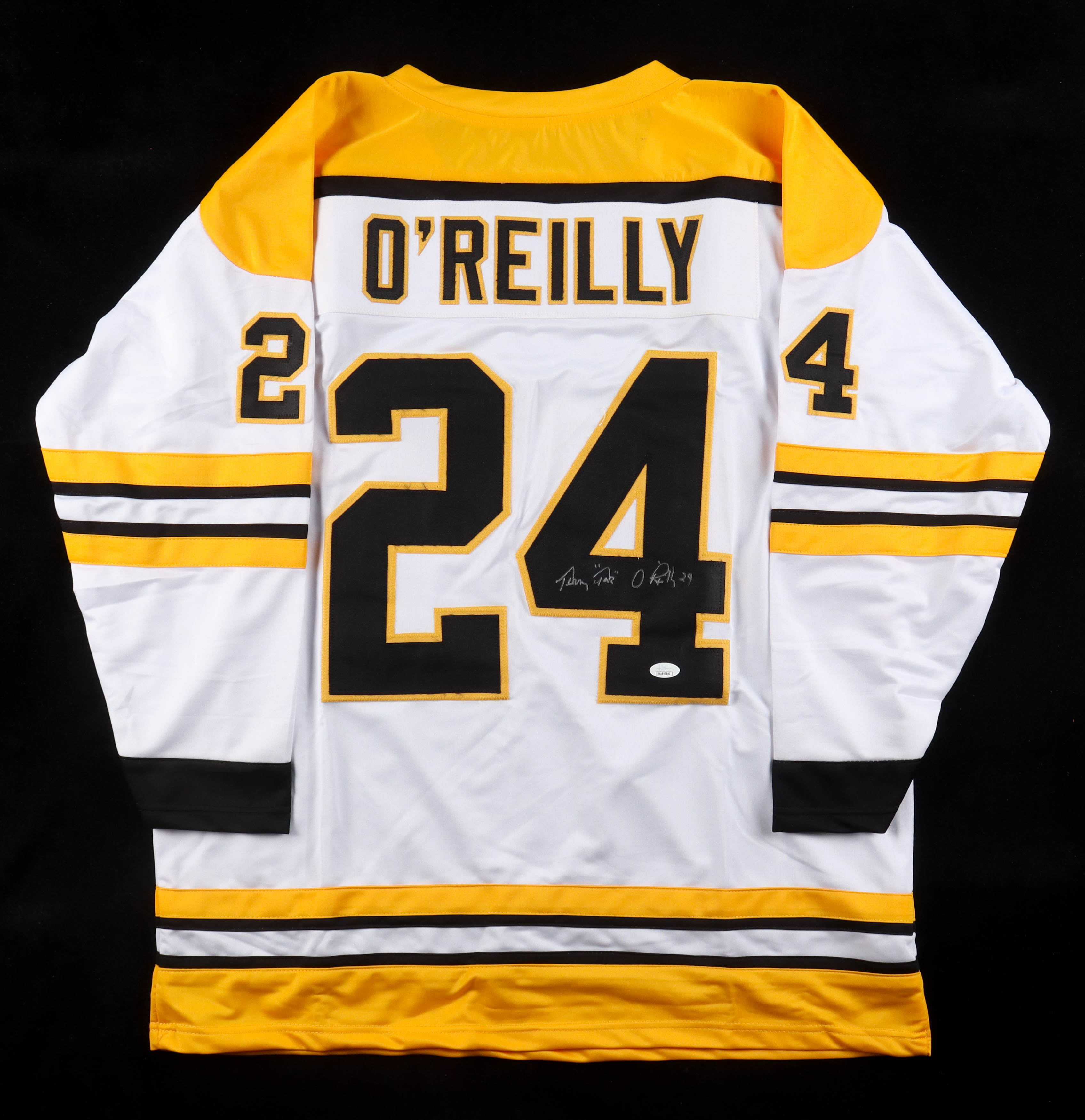 Terry "Taz" O'Reilly Signed Jersey (JSA) at PristineAuction.com Terry "Taz" O'Reilly Signed Jersey (JSA) at PristineAuction.com