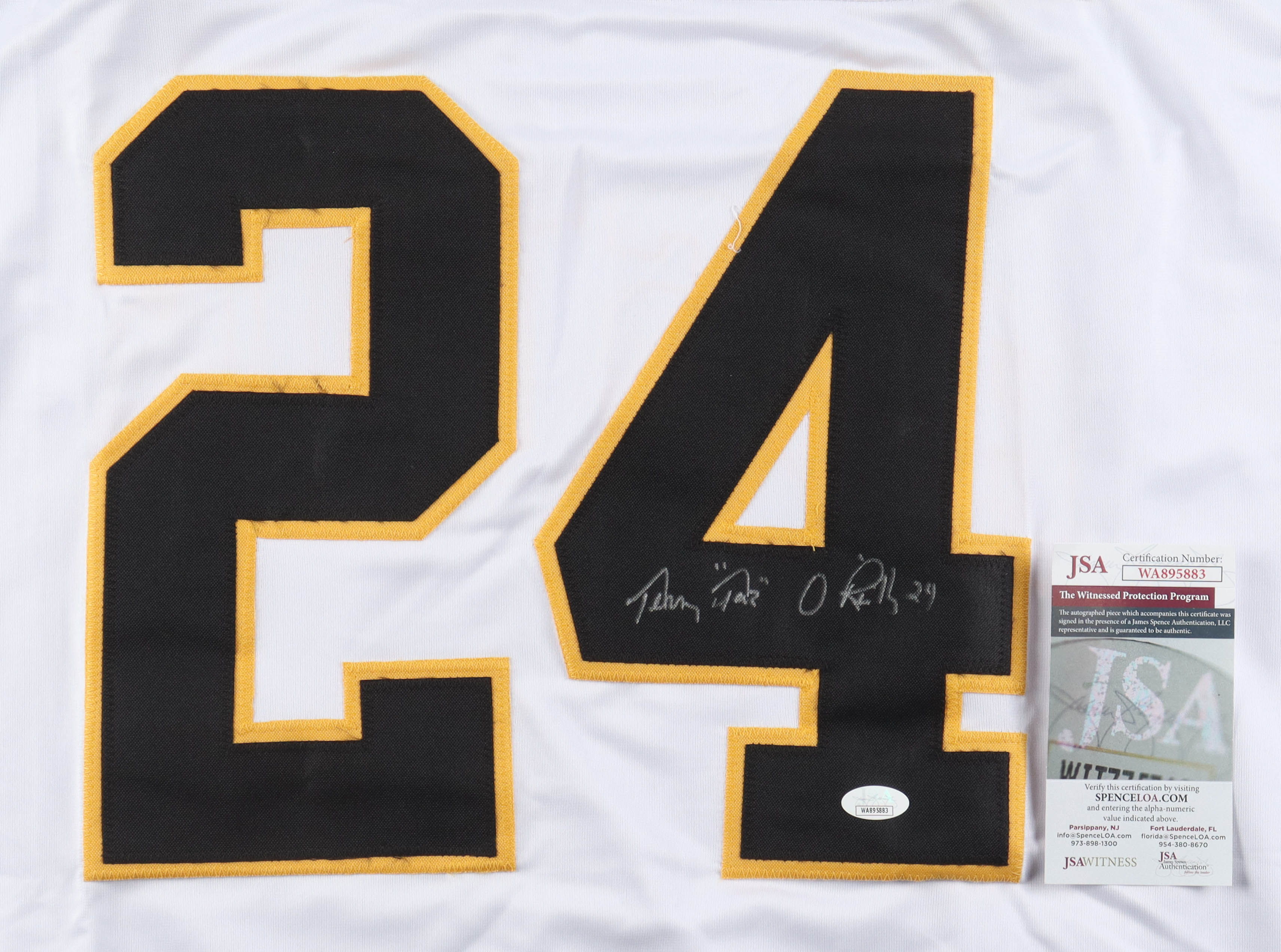 Terry "Taz" O'Reilly Signed Jersey (JSA) at PristineAuction.com Terry "Taz" O'Reilly Signed Jersey (JSA) at PristineAuction.com