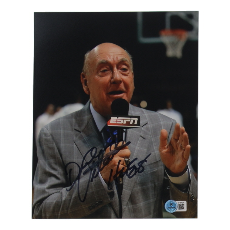 Dick Vitale Signed 8x10 Photo Inscribed "HOF 08" (Beckett) at PristineAuction.com Dick Vitale Signed 8x10 Photo Inscribed "HOF 08" (Beckett) at PristineAuction.com
