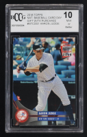 Aaron Judge 2018 Topps National Baseball Card Day Gift with Purchase #NTCDG1 (BCCG 10) at PristineAuction.com