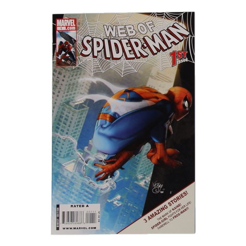 2009 "Web of Spider-Man" Issue #1 Marvel Comic Book at PristineAuction.com 2009 "Web of Spider-Man" Issue #1 Marvel Comic Book at PristineAuction.com