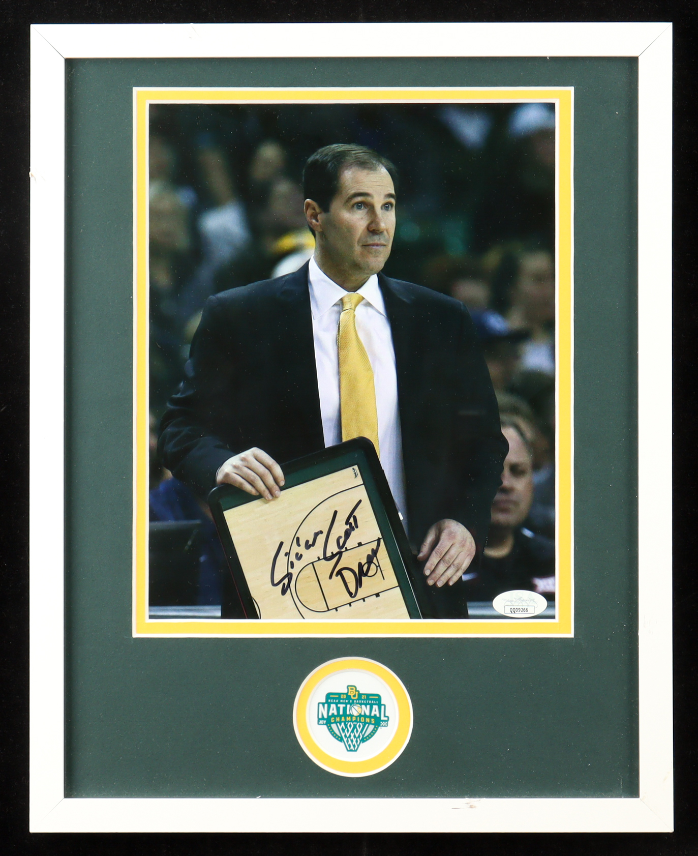 Scott Drew Signed Baylor Bears Custom Framed Photo Display (JSA) at PristineAuction.com Scott Drew Signed Baylor Bears Custom Framed Photo Display (JSA) at PristineAuction.com