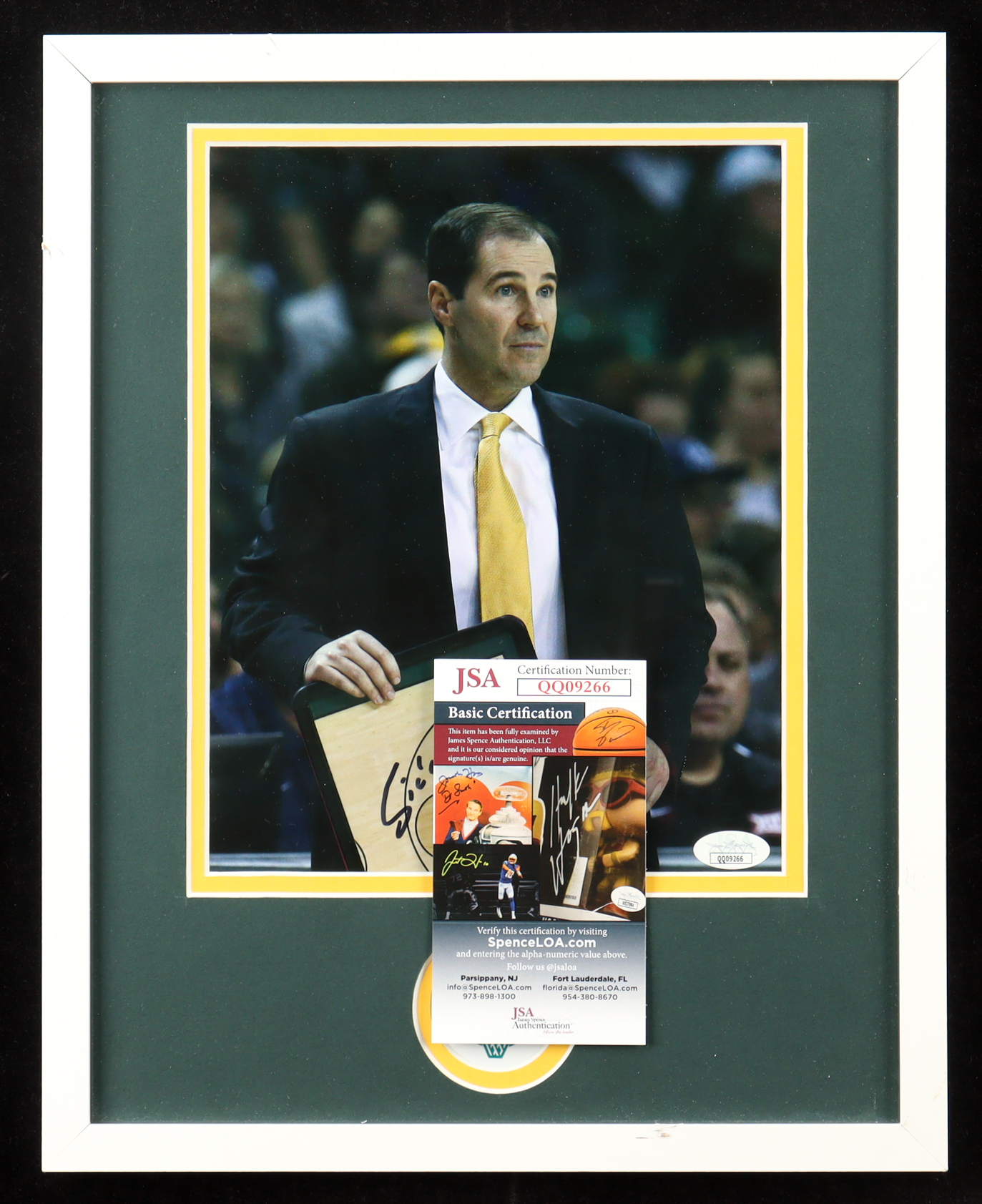 Scott Drew Signed Baylor Bears Custom Framed Photo Display (JSA) at PristineAuction.com Scott Drew Signed Baylor Bears Custom Framed Photo Display (JSA) at PristineAuction.com