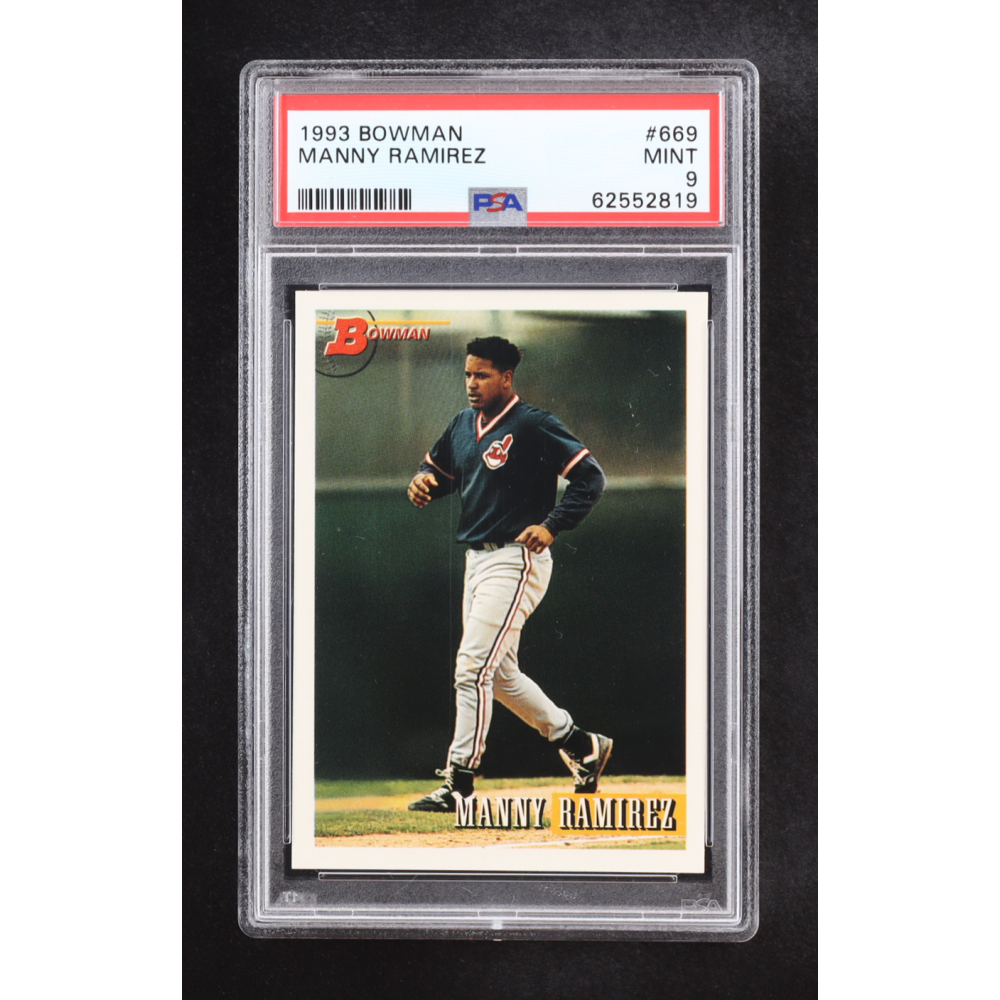 Manny Ramirez 1993 Bowman #669 (PSA 9) at PristineAuction.com Manny Ramirez 1993 Bowman #669 (PSA 9) at PristineAuction.com