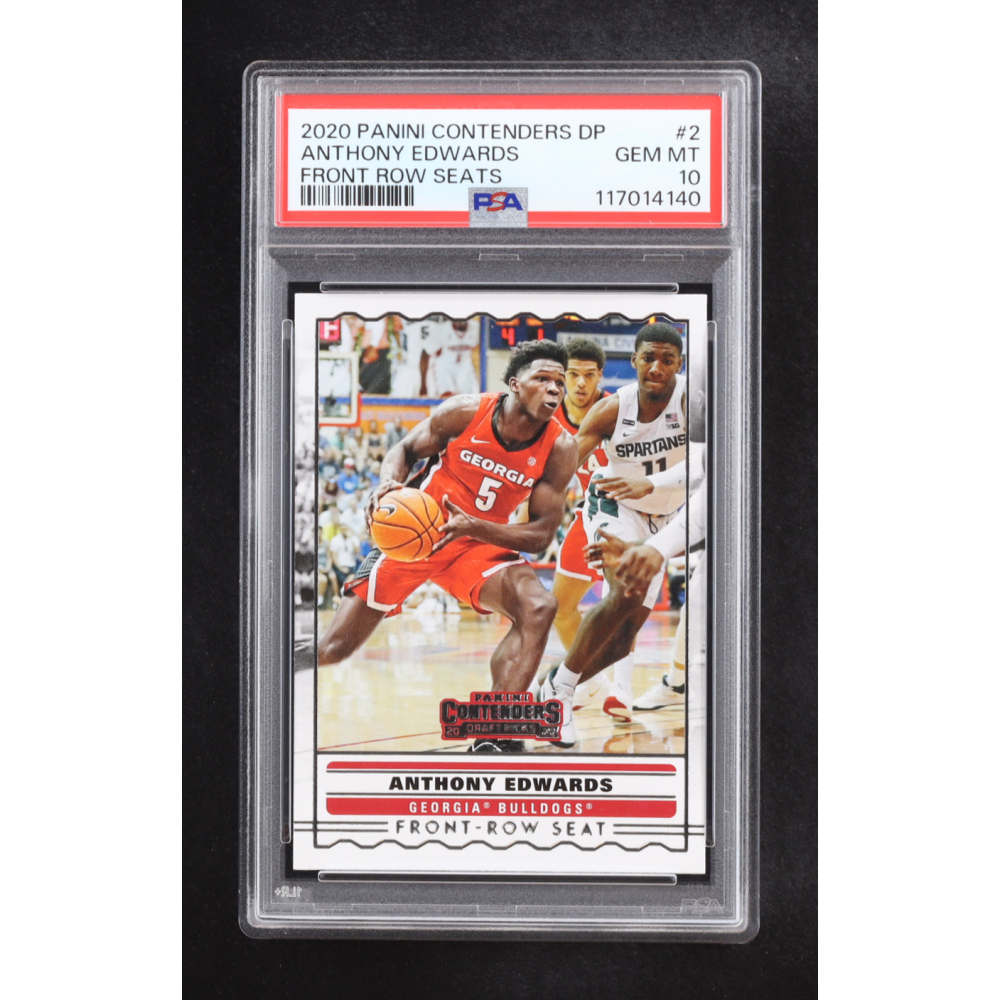 Anthony Edwards 2020 Panini Contenders Draft Picks Front Row Seats #2 RC (PSA 10) at PristineAuction.com Anthony Edwards 2020 Panini Contenders Draft Picks Front Row Seats #2 RC (PSA 10) at PristineAuction.com