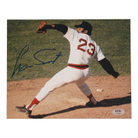 Luis Tiant Signed Red Sox 8x10 Photo (PSA) at PristineAuction.com