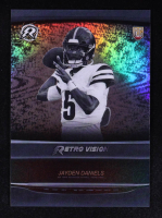 Jayden Daniels 2024 Topps Resurgence Retro Vision #RV12 RC at PristineAuction.com