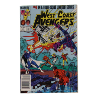 1984 "West Coast Avengers" Issue #4 Marvel Comic Book at PristineAuction.com