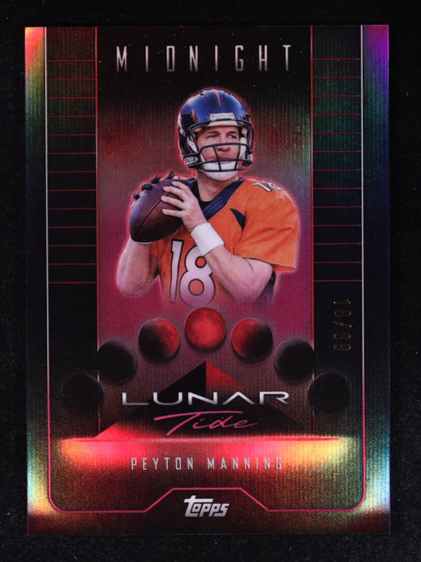 Peyton Manning 2024 Topps Midnight Lunar Tide Twilight #LT11 #16/99 at PristineAuction.com Peyton Manning 2024 Topps Midnight Lunar Tide Twilight #LT11 #16/99 at PristineAuction.com