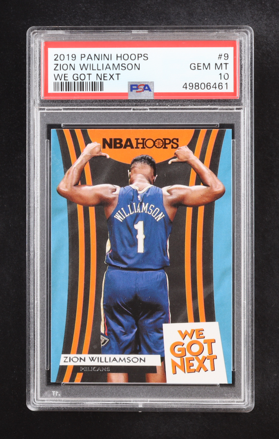 Zion Williamson 2019 Panini Hoops We Got Next #9 RC (PSA 10) at PristineAuction.com Zion Williamson 2019 Panini Hoops We Got Next #9 RC (PSA 10) at PristineAuction.com