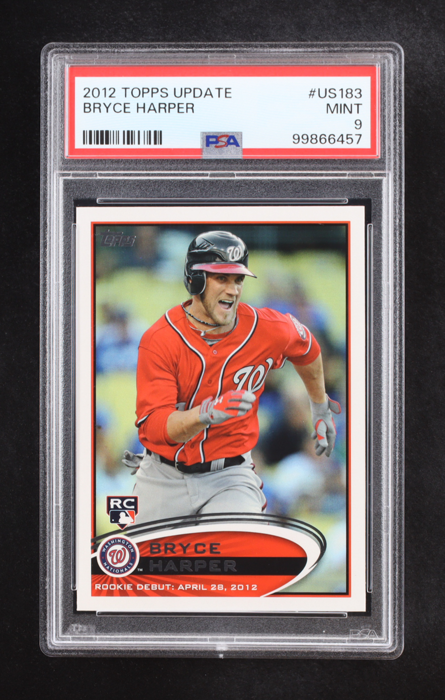 Bryce Harper 2012 Topps Update #US183 RC (PSA 9) at PristineAuction.com Bryce Harper 2012 Topps Update #US183 RC (PSA 9) at PristineAuction.com