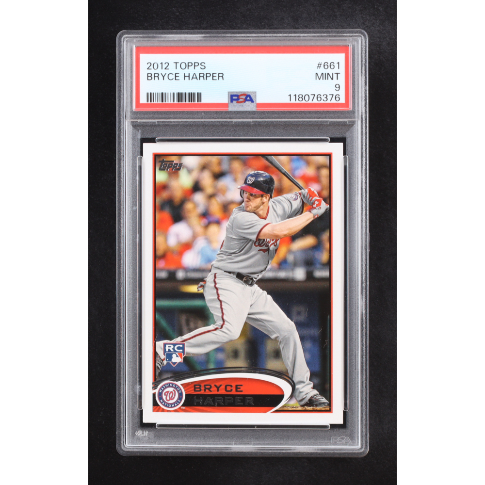 Bryce Harper 2012 Topps #661 RC (PSA 9) at PristineAuction.com