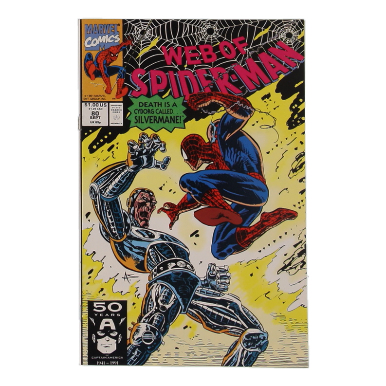 1991 "Web of Spider-Man" Issue #80 Marvel Comic Book at PristineAuction.com 1991 "Web of Spider-Man" Issue #80 Marvel Comic Book at PristineAuction.com