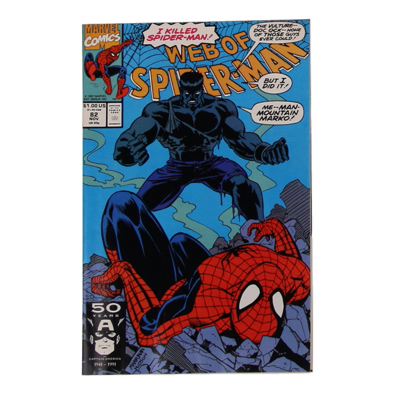 1991 "Web of Spider-Man" Issue #82 Marvel Comic Book at PristineAuction.com 1991 "Web of Spider-Man" Issue #82 Marvel Comic Book at PristineAuction.com