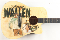 Morgan Wallen Guitar with Signed Custom Insert Pickguard (JSA) at PristineAuction.com