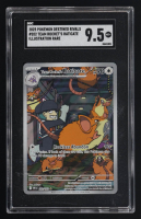 Team Rocket's Raticate Pokemon 2025 Destined Rivals Holo #202 (SGC 9.5) at PristineAuction.com