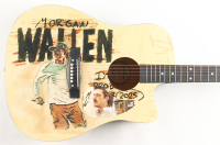 Morgan Wallen Guitar with Signed Custom Insert Pickguard (JSA) at PristineAuction.com