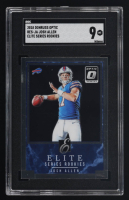 Josh Allen 2018 Donruss Optic Elite Sereis Rookies #RESJA RC (SGC 9) at PristineAuction.com