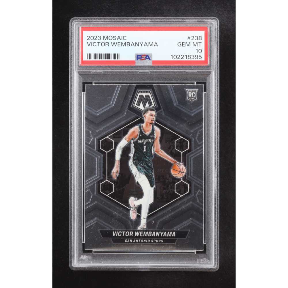 Victor Wembanyama 2023 Panini Mosaic #238 RC (PSA10) at PristineAuction.com