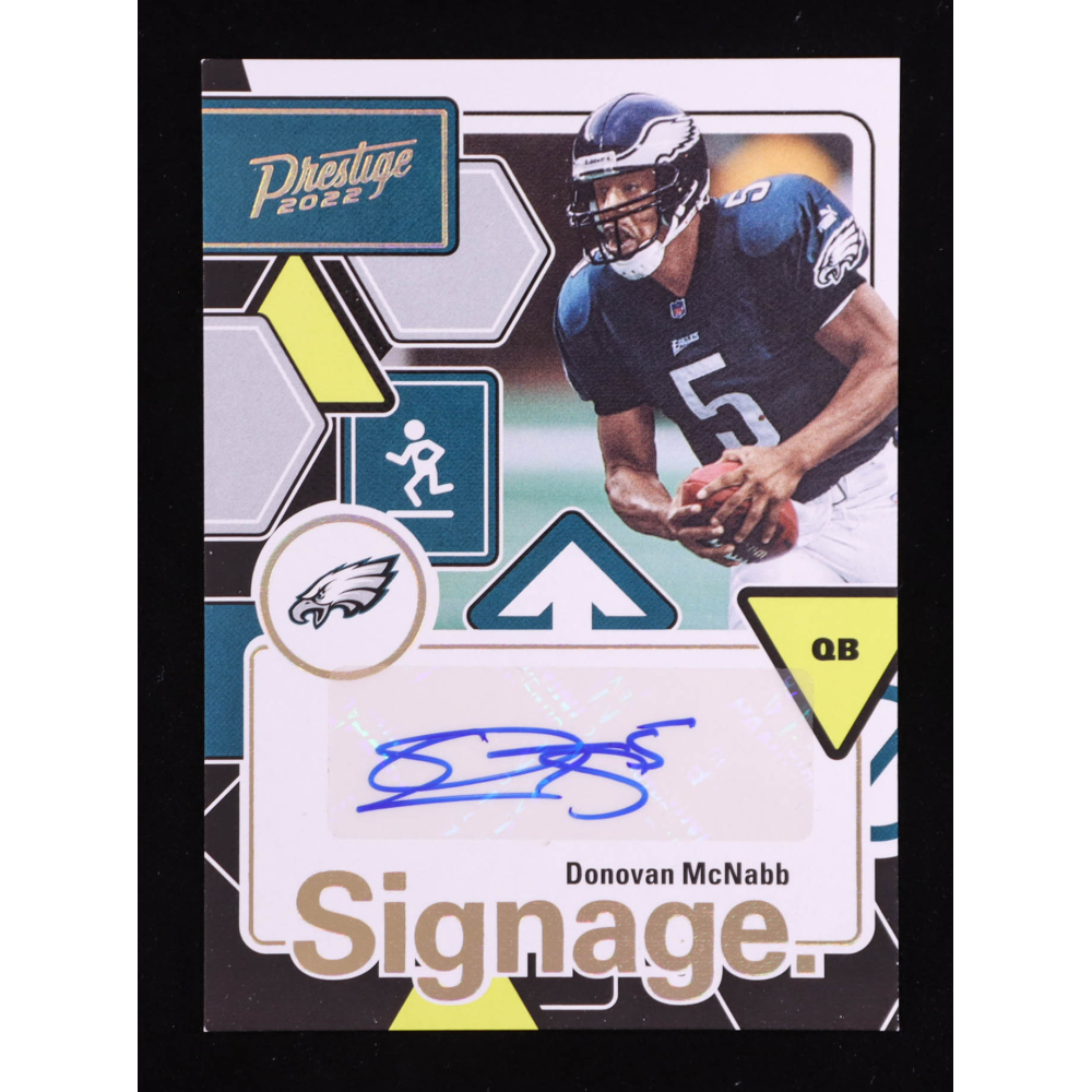 Donovan McNabb 2022 Prestige Signage #7 at PristineAuction.com