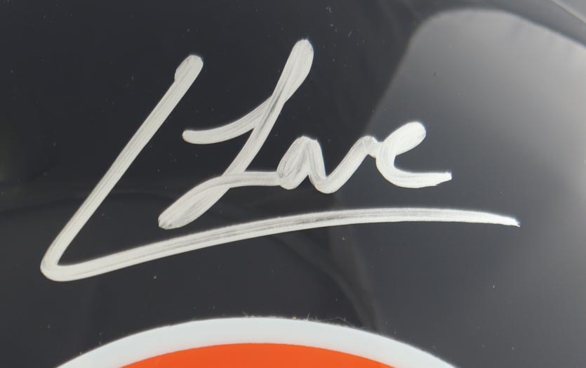 Colston Loveland Signed Bears Full-Size Speed Helmet (JSA) at PristineAuction.com Colston Loveland Signed Bears Full-Size Speed Helmet (JSA) at PristineAuction.com