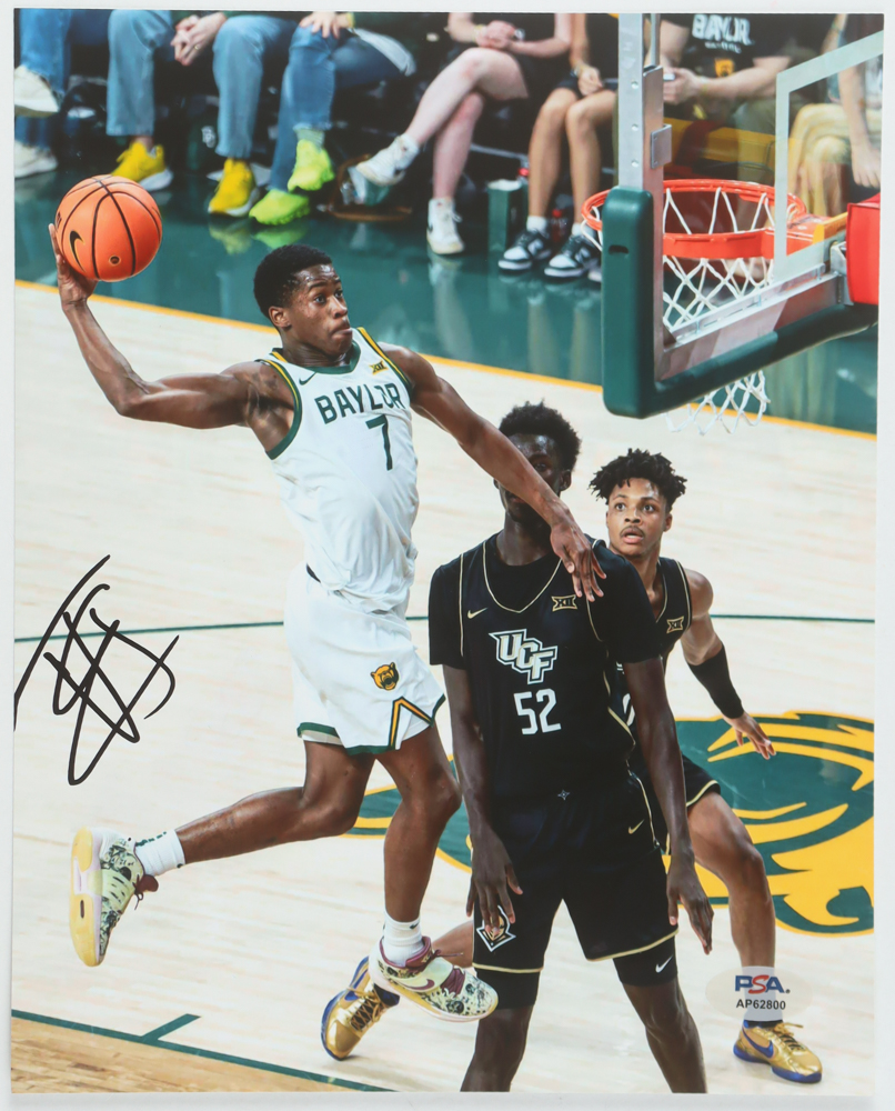 V. J. Edgecombe Signed Baylor Bears 8x10 Photo (PSA) at PristineAuction.com V. J. Edgecombe Signed Baylor Bears 8x10 Photo (PSA) at PristineAuction.com