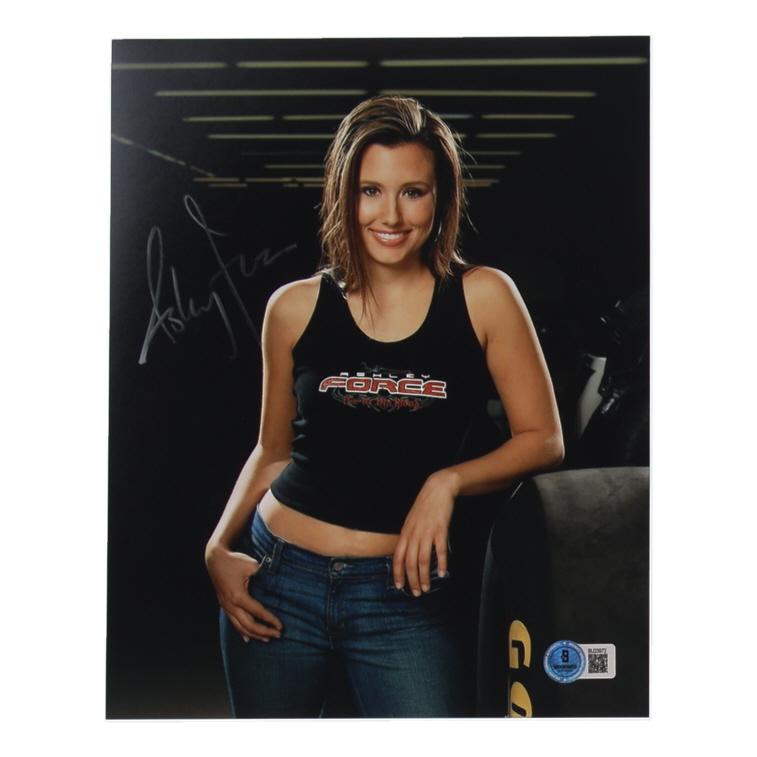 Ashley Force Signed 8x10 Photo (Beckett) at PristineAuction.com Ashley Force Signed 8x10 Photo (Beckett) at PristineAuction.com