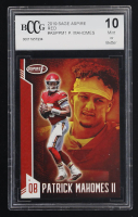 Patrick Mahomes II 2019 SAGE Aspire Red #ASPPM1 (BCCG 10) at PristineAuction.com