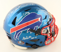 Bills Full-Size Authentic On-Field Flash Alternate Speed-Flex Helmet Signed By (5) with Jim Kelly, Andre Reed, Thurman Thomas, Bruce Smith & Hall of Fame Inscriptions (JSA) at PristineAuction.com