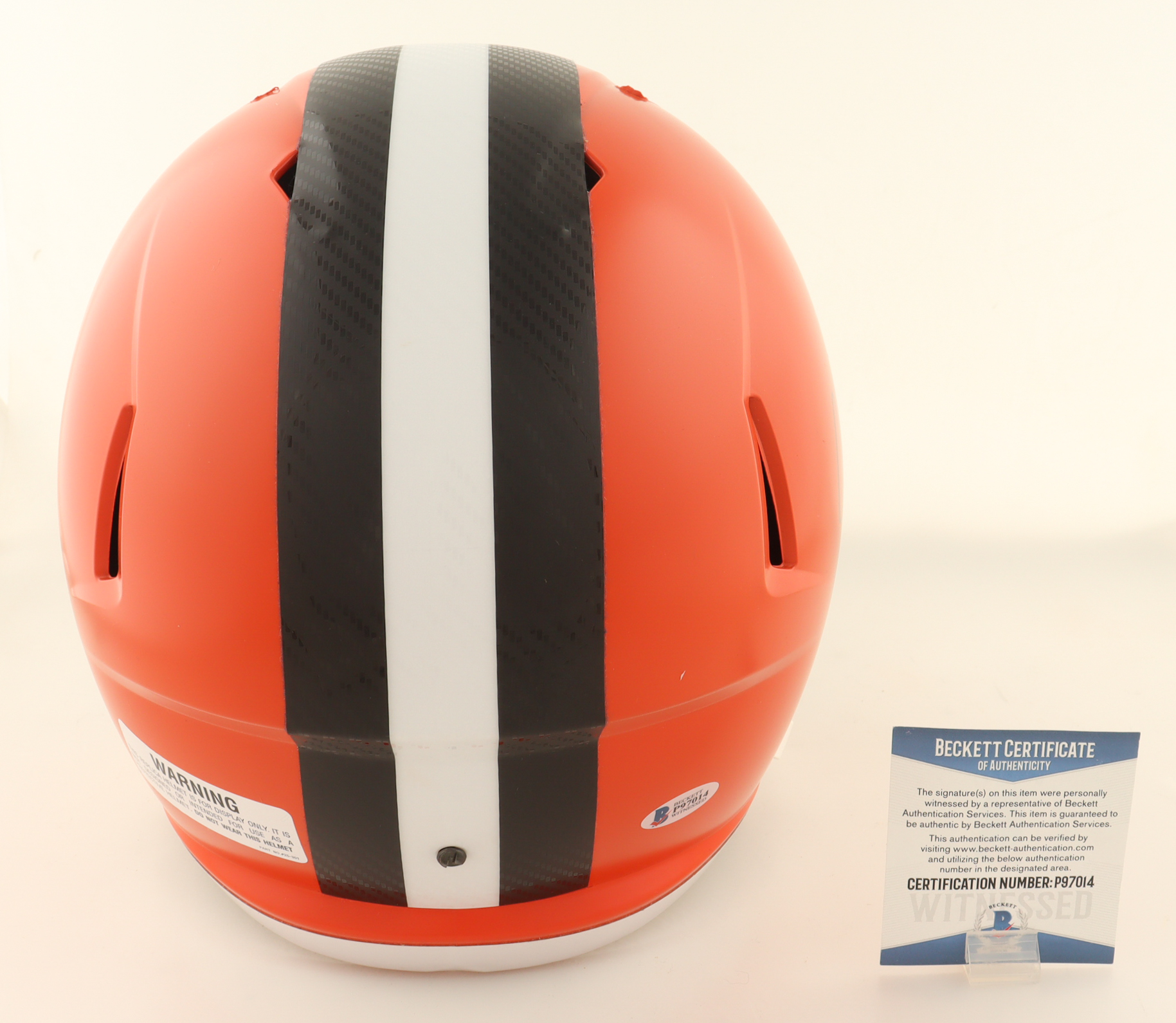 Greedy Williams Signed Browns Full-Size Speed Helmet (Beckett) at PristineAuction.com Greedy Williams Signed Browns Full-Size Speed Helmet (Beckett) at PristineAuction.com