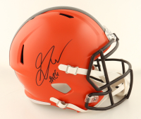 Greedy Williams Signed Browns Full-Size Speed Helmet (Beckett) at PristineAuction.com