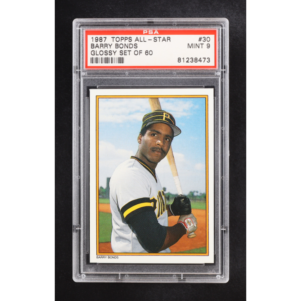 Barry Bonds 1987 Topps All-Star #30 (PSA 9) at PristineAuction.com