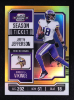 Justin Jefferson 2023 Panini Contenders Optic Orange #36 #08/50 at PristineAuction.com