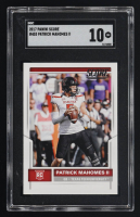 Patrick Mahomes II 2017 Score #403 (SGC 10) at PristineAuction.com