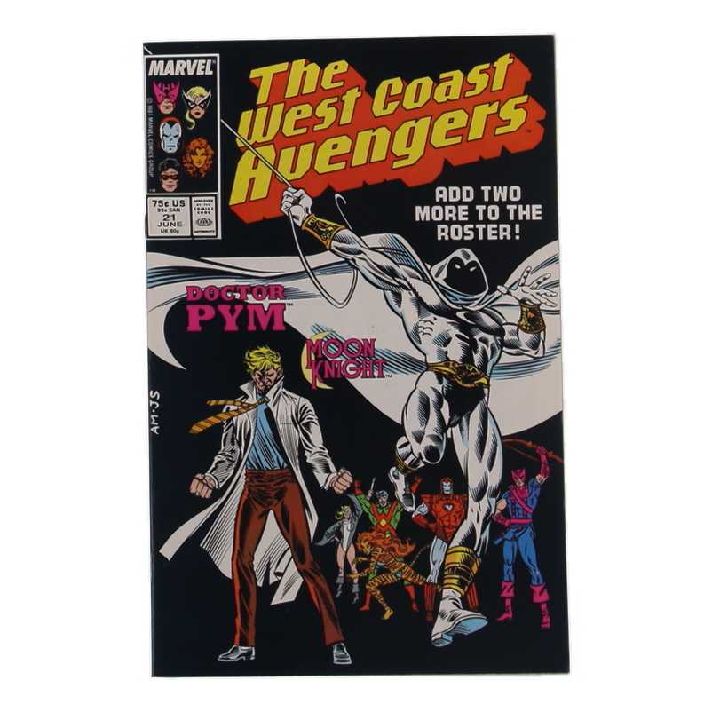 1987 "The West Coast Avengers" Issue #21 Marvel Comic Book at PristineAuction.com 1987 "The West Coast Avengers" Issue #21 Marvel Comic Book at PristineAuction.com